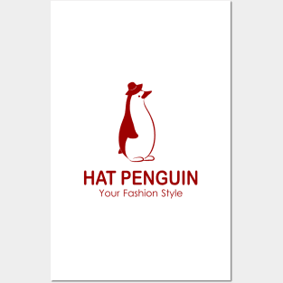 HAT PENGUIN Posters and Art